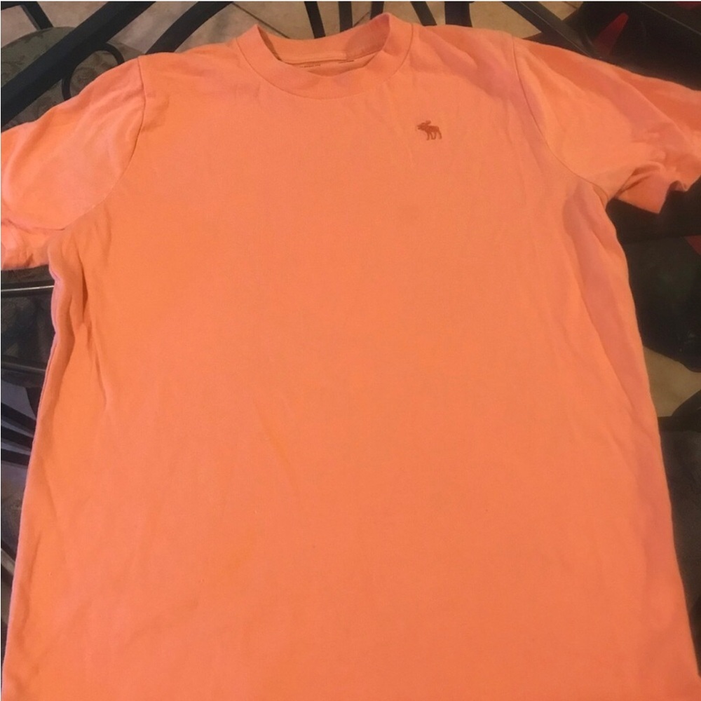 Abercrombie Kids Crew Neck T-Shirt - Coral Orange Size 15/16 NWOT